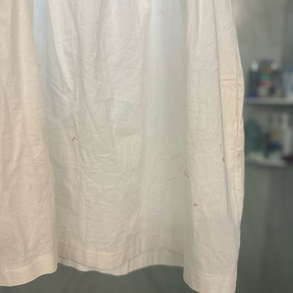 White Ruffle Sleeve Mini Dress - Picture 5 of 5